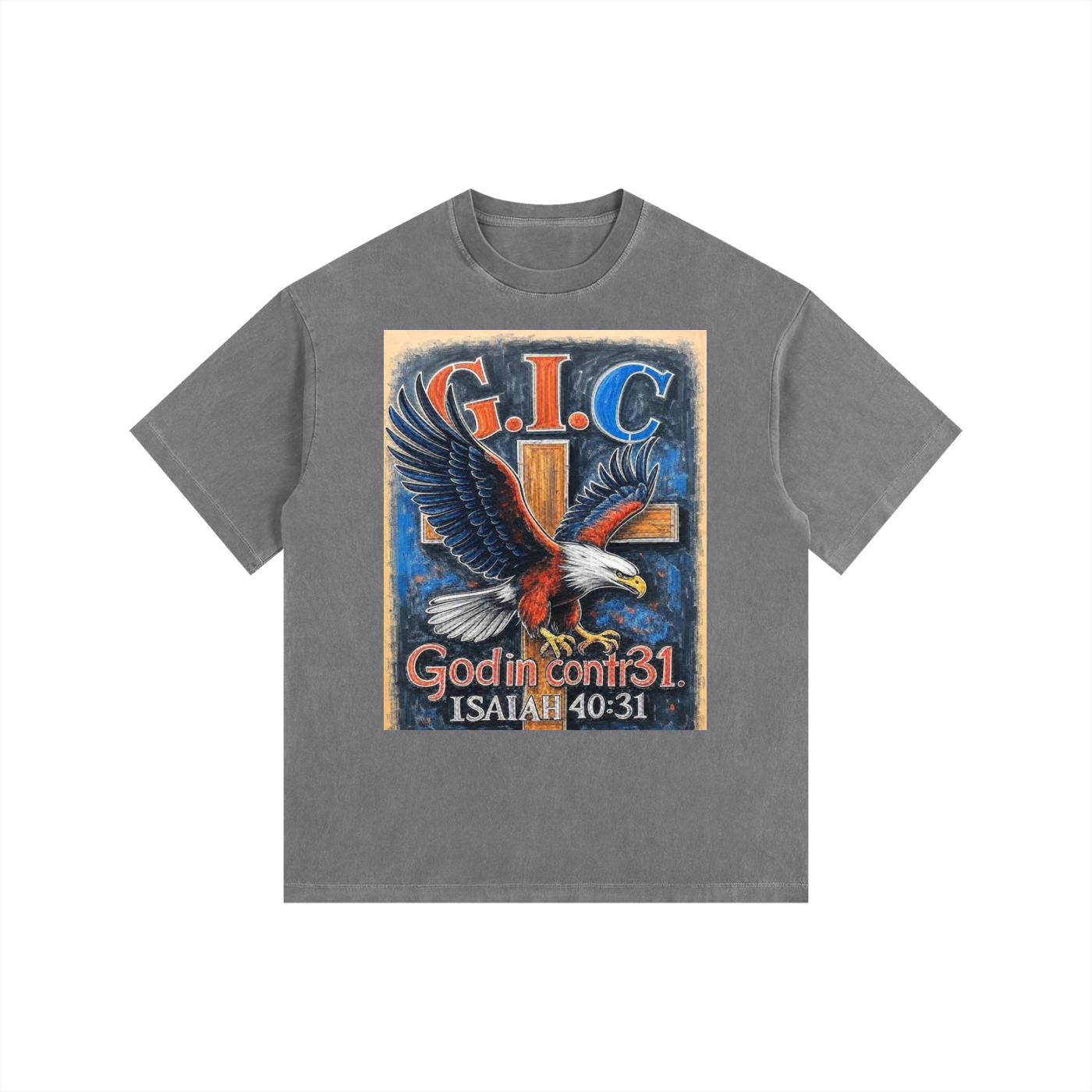 Vintage Washed Oversized Cotton T-Shirt