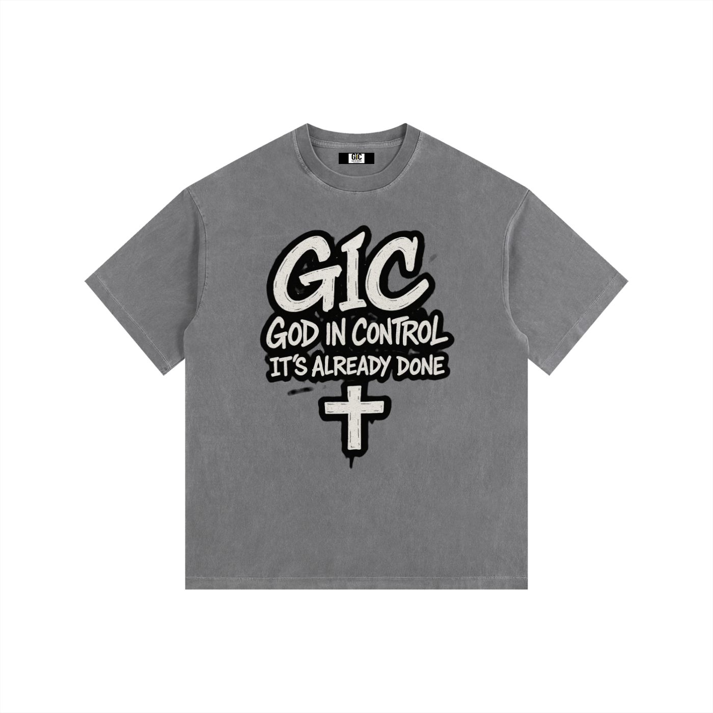 Vintage Washed Oversized Cotton T-Shirt